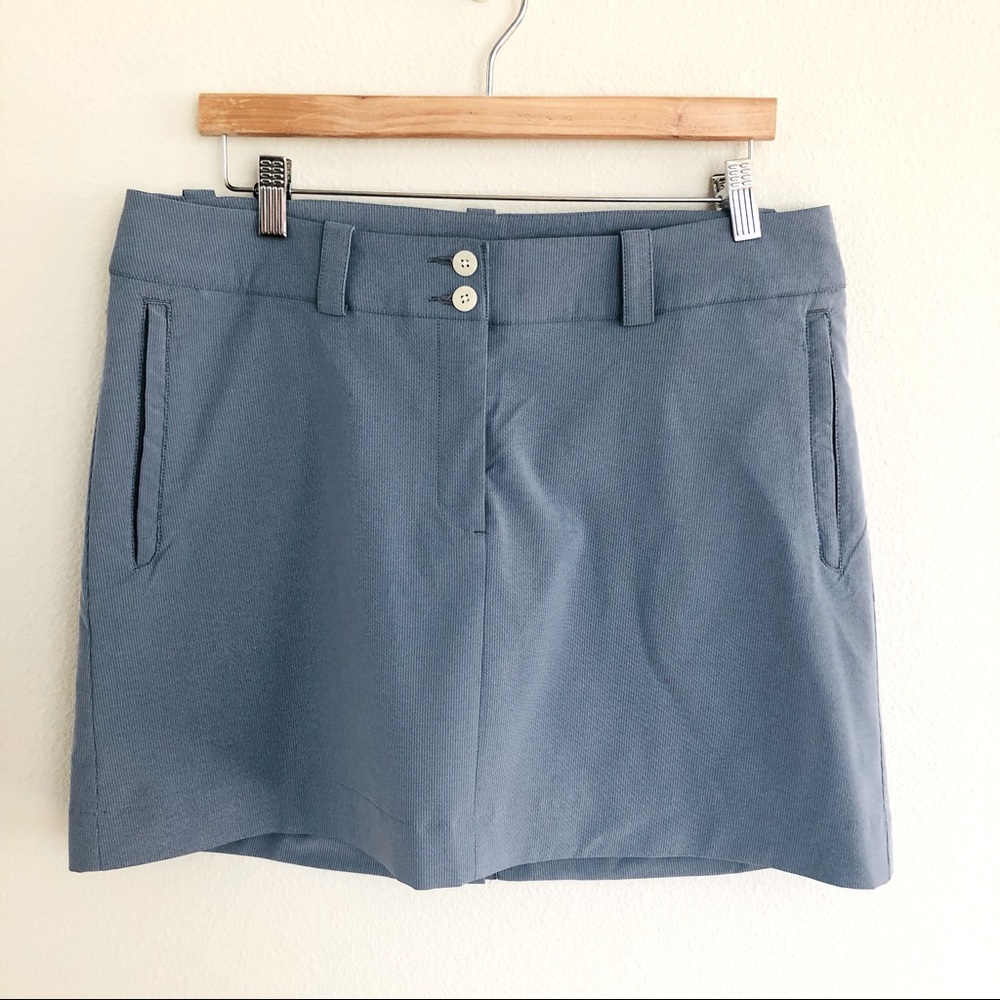 Nike Golf Dri-Fit blue gray skirt Size 10